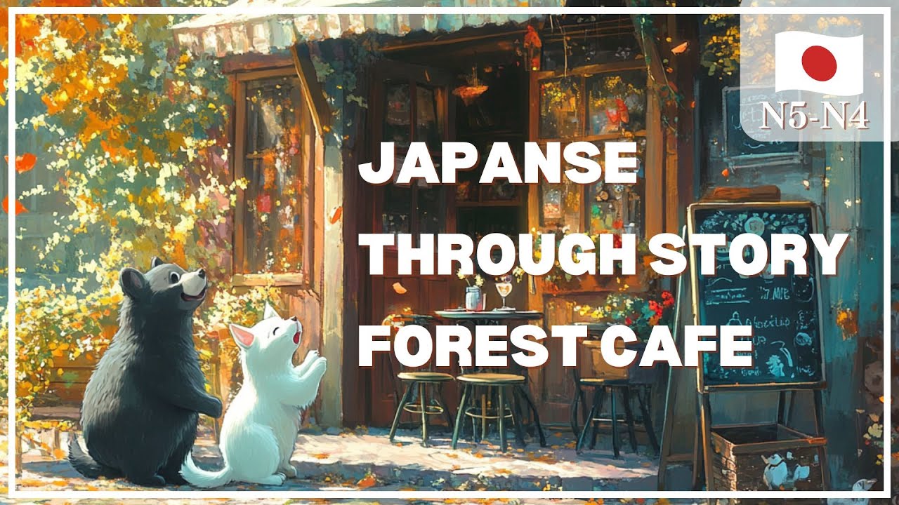 Learn Japanese with short story for beginner -Forest Cafe-(N5-N4 level)
