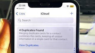 How To Delete Duplicate Contacts on iPhone!