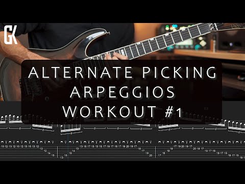 Alternate Picking Arpeggios Workout 1 | George Karayiannis