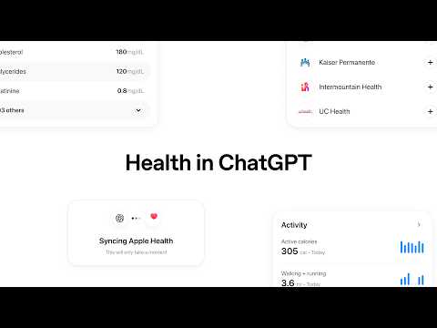 Health in ChatGPT is coming to U.S. users