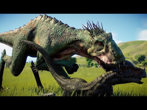 ALL DINOSAURS BATTLE ROYALE IN UNITED KINGDOM - Jurassic World Evolution 2