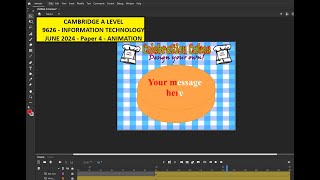 A Level IT 9626 June 2024 Paper 4 - Animation