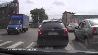 preview picture of video 'Road situation Ufa Дорожная Уфа 2014081512'