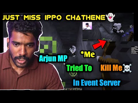 Arjun MP's Mind-Blowing Attempt to Kill Me in Minecraft Event Server! 😱