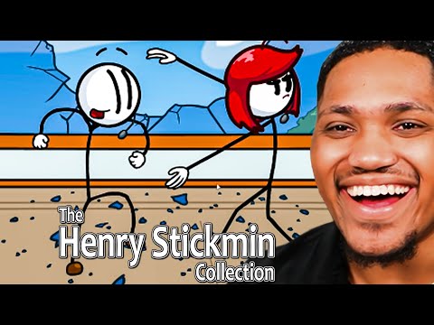 I Played 100% Henry Stickmin..(Endings/Fails)