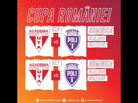 LIVE | UTA - POLI   Cupa Romaniei juniori