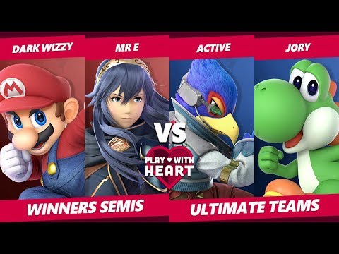 Play With Heart SSBU - Dark Wizzy & Mr E Vs. Active & Jory - Smash Ultimate Tournament Winners Semis