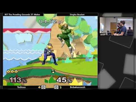 RIT TPG 37 SSBM: Tedious (Sheik) vs Bobakanoosh (Falcon/G&W)