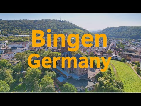 Bingen am Rhein 4K - Germany | Rhineland-Palatinate | Travel Guide | Drone 4K | DJI Mini 3 Pro