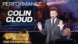Colin Cloud: Mind Reader Makes David Hasselhoff Appear! - America&#39;s Got Talent: The Champions