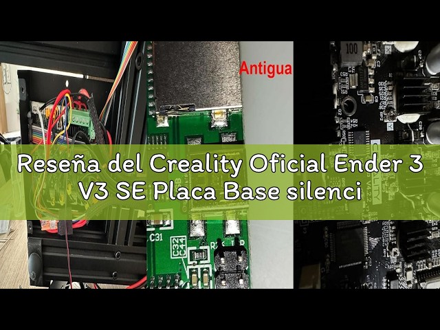 Vídeo relacionado con Cryfokt Placa Base Para Impresora 3D Compatible Con Ender3 V3 Ke, Accesorios De Repuesto Para Placa Base Silenciosa De 32 Bits, Accesorios Para De Impresora 3D