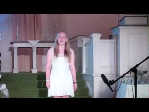 Katie Doherty singing Thank You For The Music