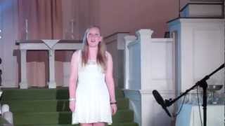 Katie Doherty singing Thank You For The Music