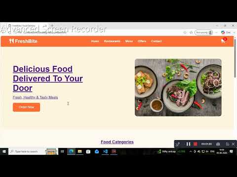 Task Demo - DAS003420 - FreshBite - Online Food Ordering