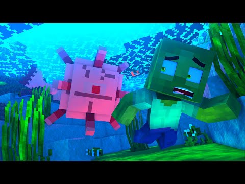 Monster School : POOR BABY ZOMBIE 3 - SAD STORY - Minecraft Animation