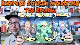 Rampage Video Game Stretch Armstrong Figures! We Pop One Open... Toy Review!