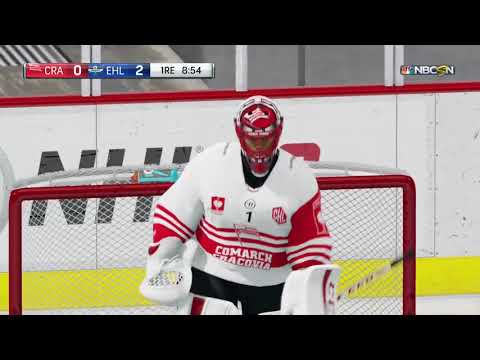 NHL 18 - Comarch Cracovia vs EHC Linz - (PHL Polska Hokej Liga) vs (EBEL)