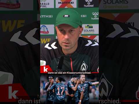 “Ein Klassenunterschied”: Werner nach 0:5-Klatsche gegen Bayern bedient #shorts