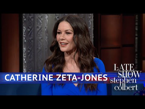 Catherine Zeta Jones Plays Jazz With Her Face