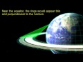 Если бы кольца Сатурна были у Земли 