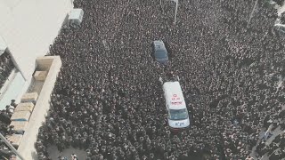 הלוויית הרבנית מגור ע"ה אשת האדמו"ר הפני מנחם זצ"ל | Levaya of Tzipora Alter, Wife Of Pnei Menachem