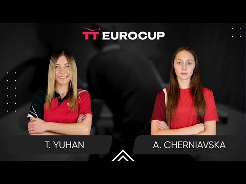 19:40 Tetiana Yuhan - Alina Cherniavska 28.06.2025 TT Euro.Cup Women Ukraine Star TABLE 4