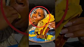 Download lagu If You Ever See Her Eating an Omelet… Look Away Before She Looks at You! 🍳😱 mp3