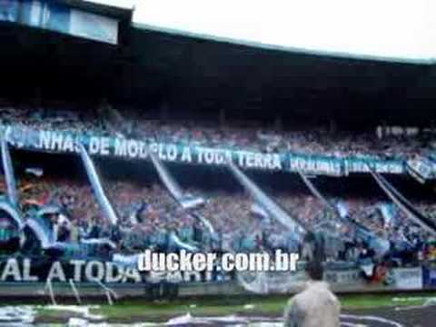 Grêmio 4 x 0 Ponte - Geral do Grêmio - Hino Nacional