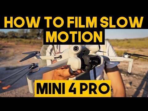 How to Record Slow Motion 4K 100PS Video - Mini 4 Pro