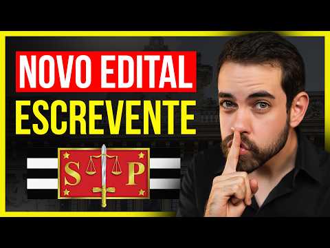 NOVO EDITAL! DATA DO PRÓXIMO CONCURSO DE ESCREVENTE DO TJ-SP!