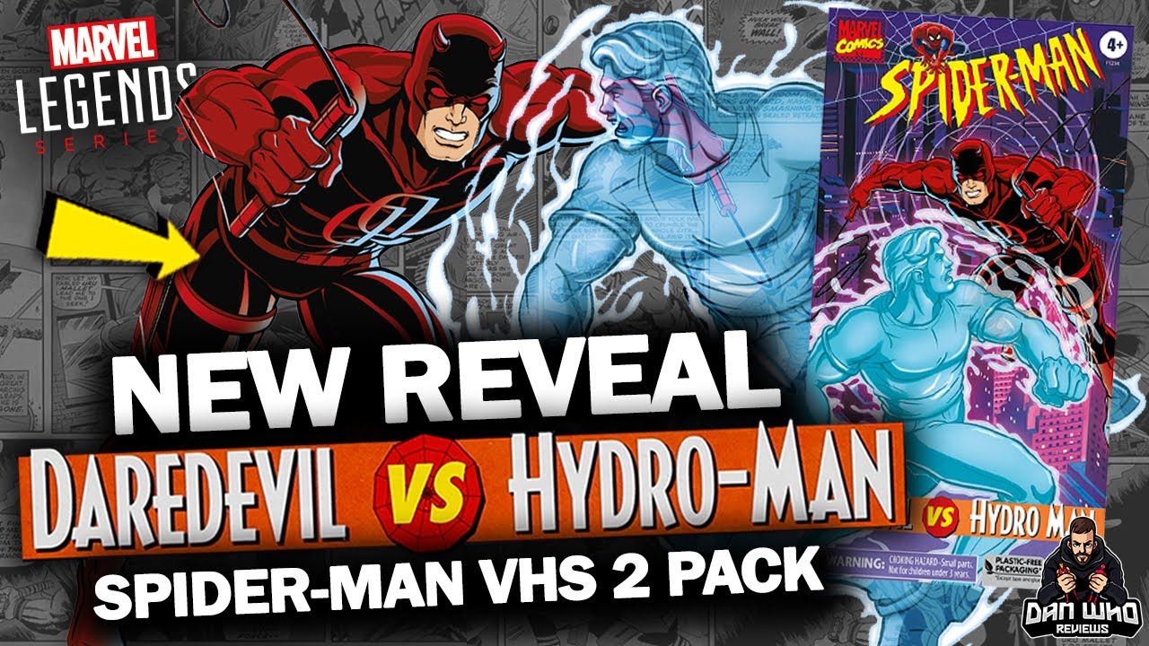 DAREDEVIL & HYDRO-MAN 2 PACK! Spider-Man VHS 2024