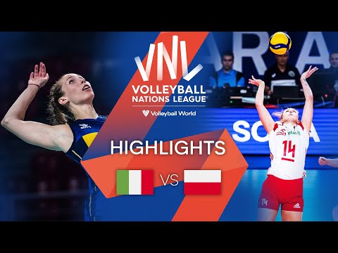 Волейбол ITA vs. POL — Highlights Week 3 | Women's VNL 2022
