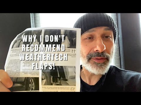 Why I Don't Recommend WeatherTech Mud flaps! - Review