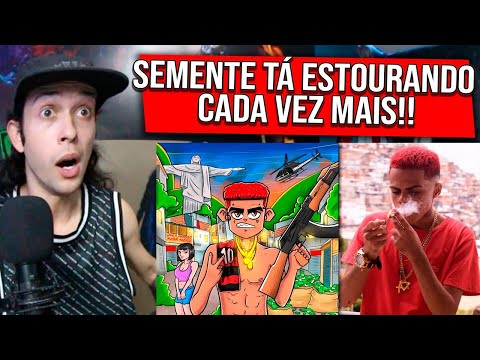 (novo dono do real trap 🔥) Semente - Trap Carioca (Official Video) - REACT/REAÇÃO