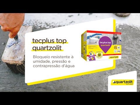 Tecplus Top Quartzolit: Bloqueio resistente à umidade, pressão e contrapressão d'água
