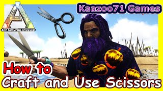 Ark How to Use Scissors on Yourself 💥