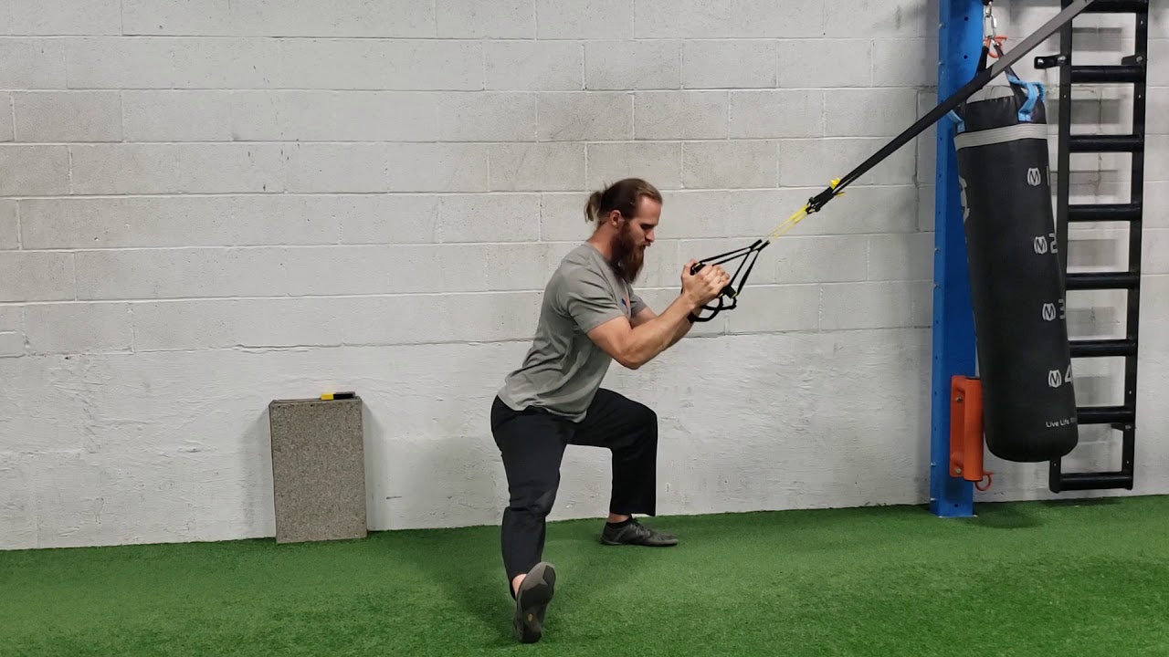 TRX Cossack Squat - YouTube