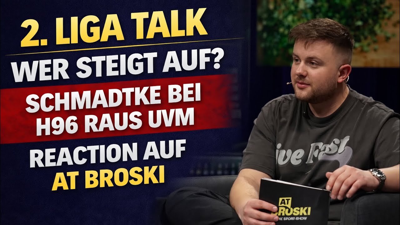 2. Liga Talk - Wer steigt auf?👀 Schmadtke bei H96 raus🚨 Reaction auf At Broski