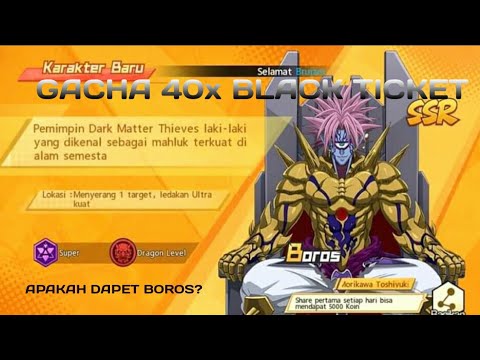 GACHA 40 BLACK TICKET 😮 DAPET BOROS?? | ONE PUNCH MAN THE STRONGEST