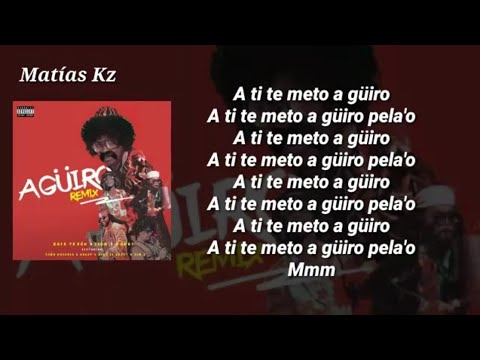 A Güiro Remix (Letra/Lyrics) - Rafa Pabón, Jon Z, Zion, Brray, Randy, Kiko El Crazy, Toño Rosario
