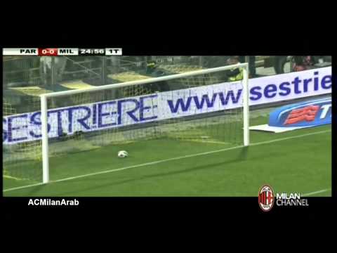 Parma 0-1 AC Milan | 2010-2011 | Pirlo