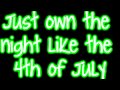 Katy Perry Firework Lyrics HD