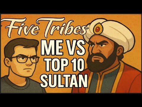 Me VS a Top 10 Five Tribes Player | Board Game Arena
