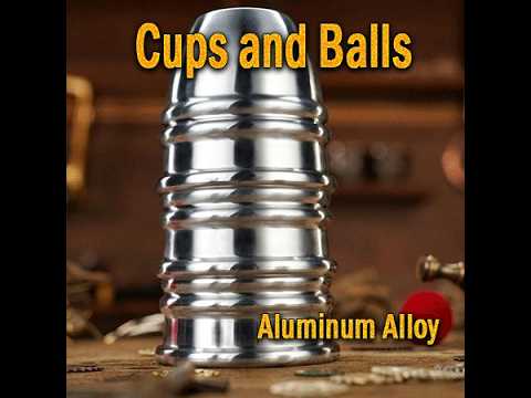 Voir la vidéo de Aluminum Alloy Cups and Balls Set - TCC Magic