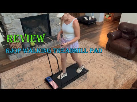 RJOP 2.5HP Walking Mat with Incline Pad, Under Desk Treadmill for Home Gym, Walking Running Pad with Remote, 3 in 1 Low Noise Small Mini Portable Treadmill with LED Screen, 270lbs Capacity video review thumbnail