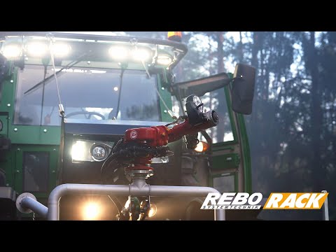 Feuerbekämpfung mit dem REBO Rack Steel Buddy