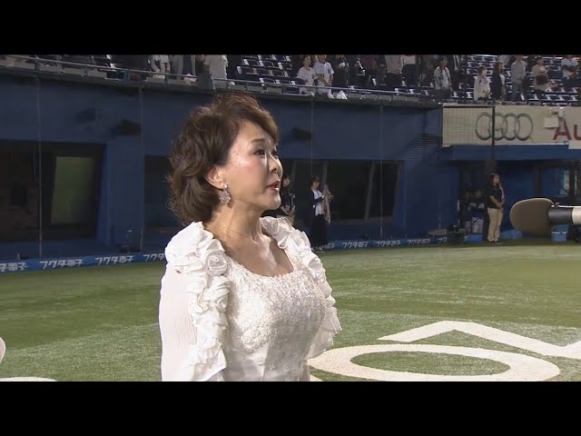 【試合前】ソプラノ歌手・松本薫さんが国歌独唱 2017/9/29 M-Bs