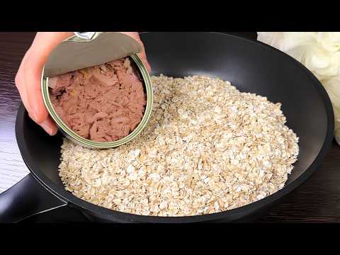 Haferflocken mit Thunfisch sind leckerer als Pizza! Es ist so einfach, dass ich es jeden Tag koche!