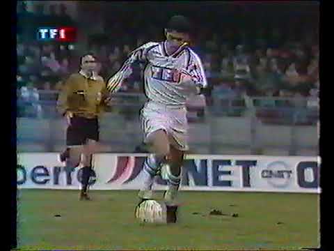 Auxerre   PSG  coupe de France 96