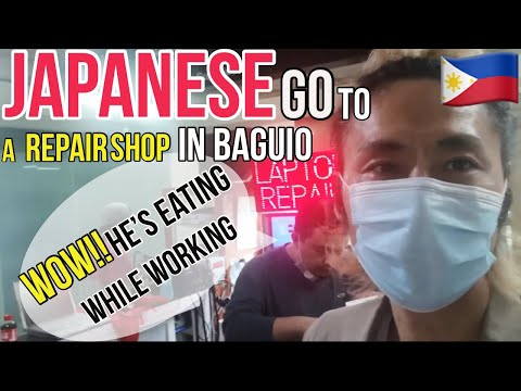 Japanese go to a computer repair shop meeting a Filipino couple